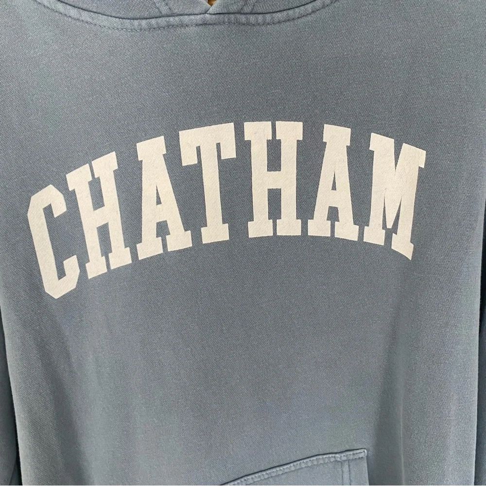 Chatham Cape Cod Blue Oversized Hoodie Sweatshirt Medium - Picture 4 of 5